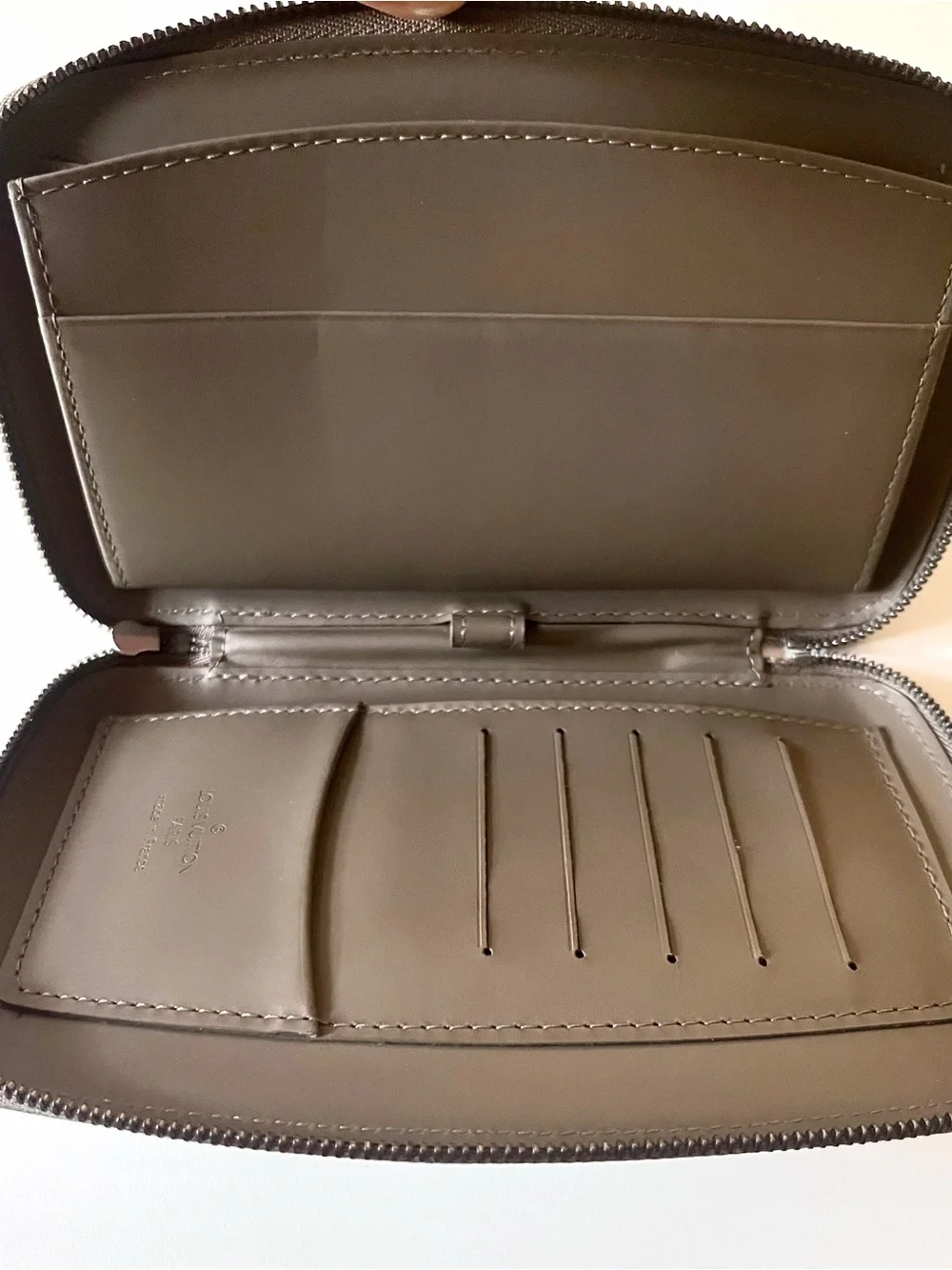 Louis Vuitton Brown Epi Leather Zip Around Wallet